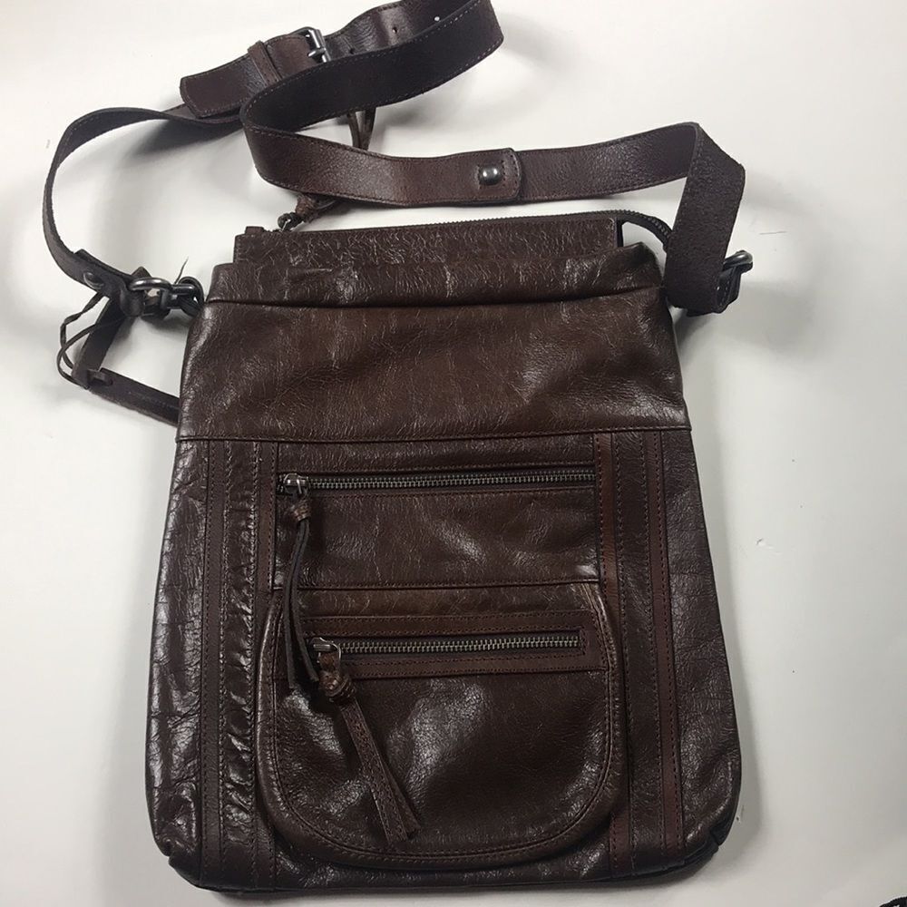 Tano genuine Leather Women cross body Woman Bag Brown Unisex